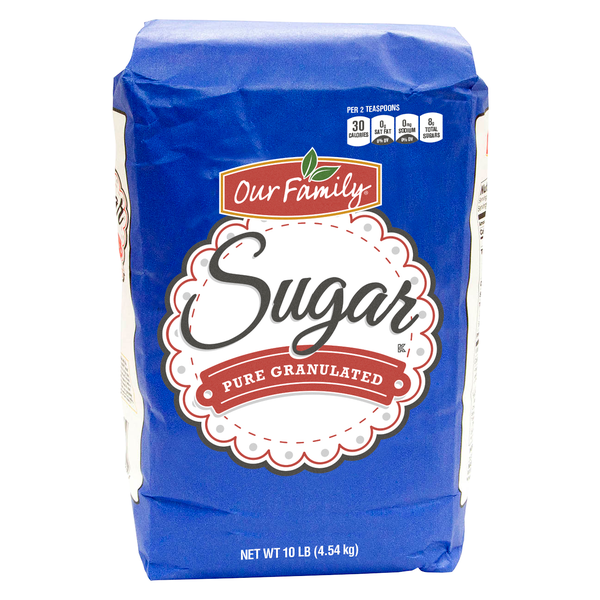 Our Family Pure Granulated Sugar 10 lbs