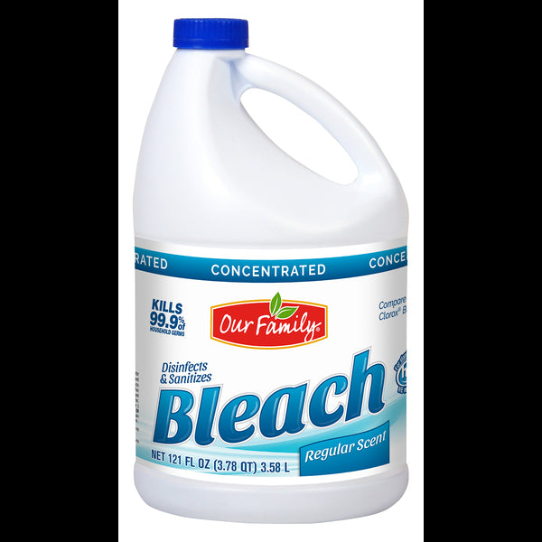 Our Family Regular Scent Concentrated Bleach 121fl oz