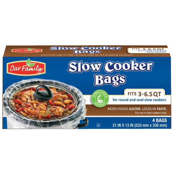 Our Family Slow Cooker Liners 4ct