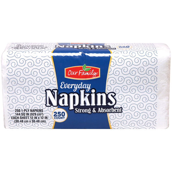 Our Family Everyday Napkins 250ct