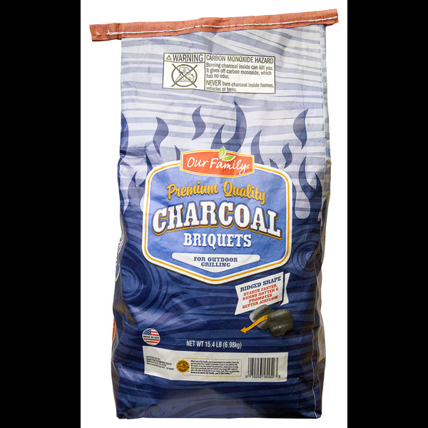 Our Family Premium Quality Charcoal Briquets 15.4lb