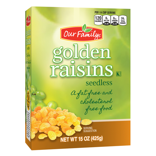 Our Family Seedless Golden Raisins 15oz