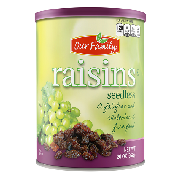 Our Family Seedless Raisins 20oz