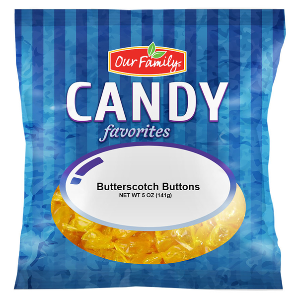 Our Family Butterscotch Buttons Candy 8.25oz