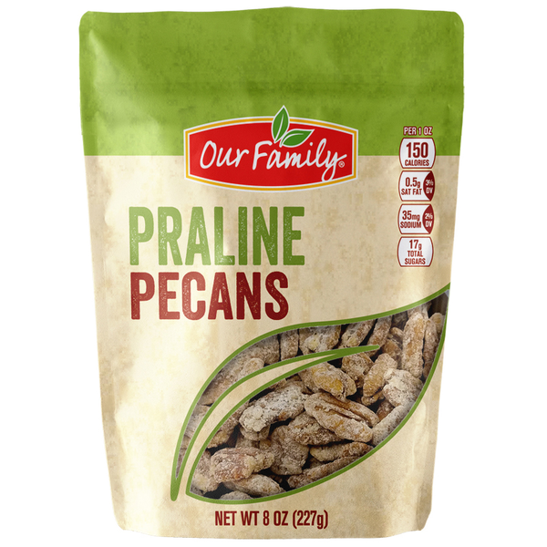 Our Family Praline Pecans 8oz