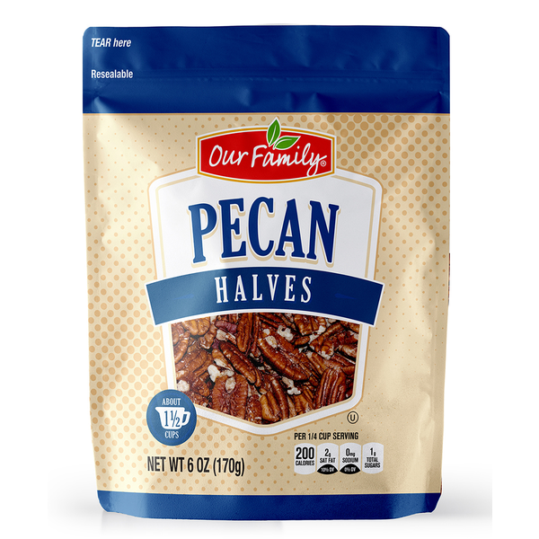 Our Family Pecan Halves 6oz