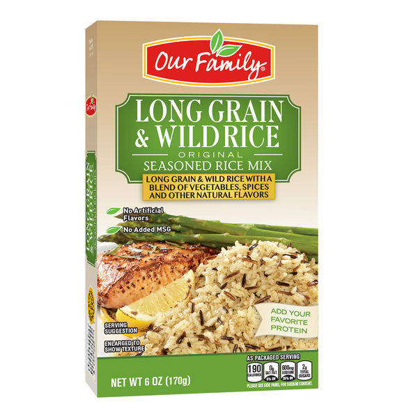 Our Family Long Grain & Wild Rice Mix 6oz