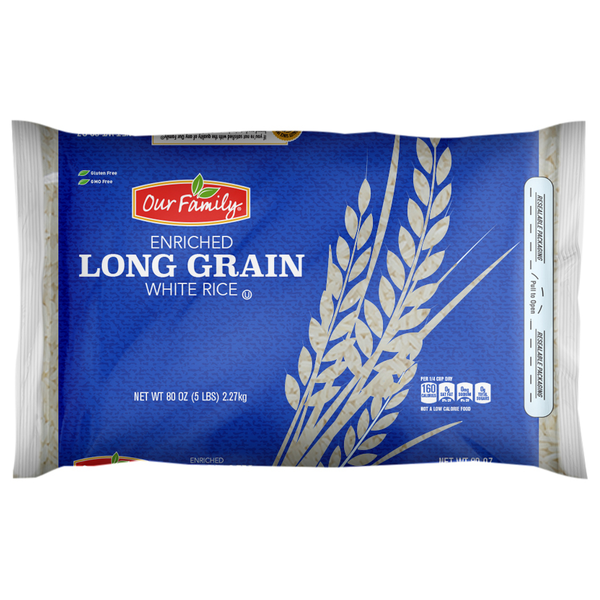 Our Family Long Grain White Rice 16oz