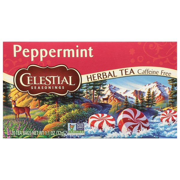 Celestial Seasonings Peppermint Herbal Tea 20ct