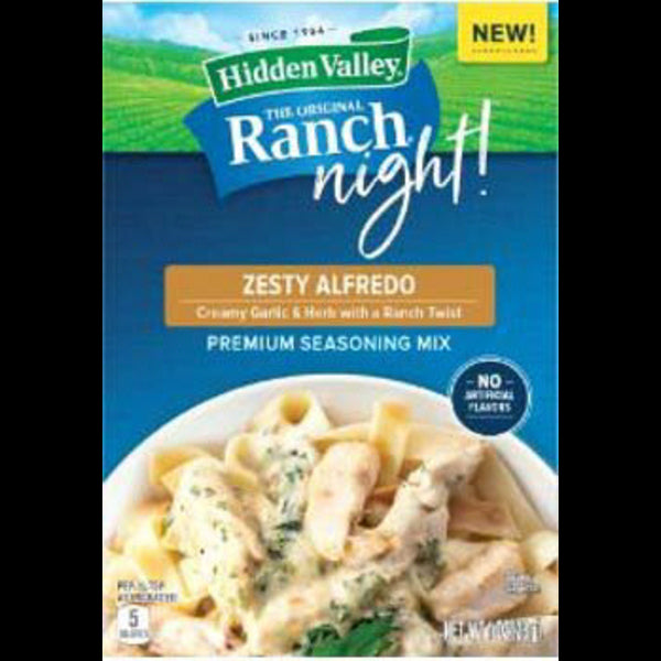 *Hidden Valley Ranch Night Zesty Alfredo Seasoning Mix 1oz