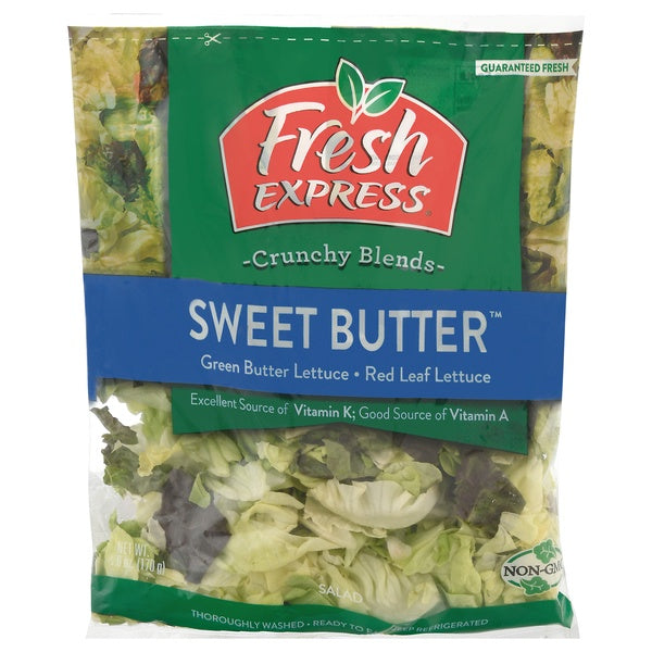 Fresh Express Sweet Butter Green and Red Leaf Lettuce 6oz