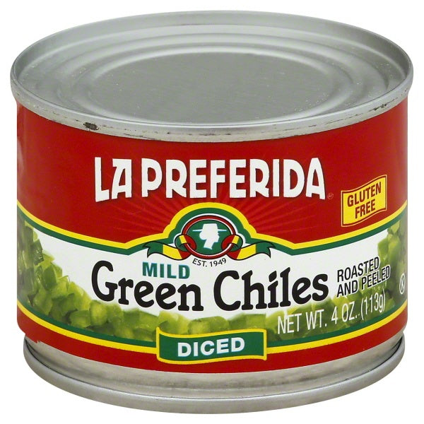 *La Preferida Mild Green Chilies 4oz