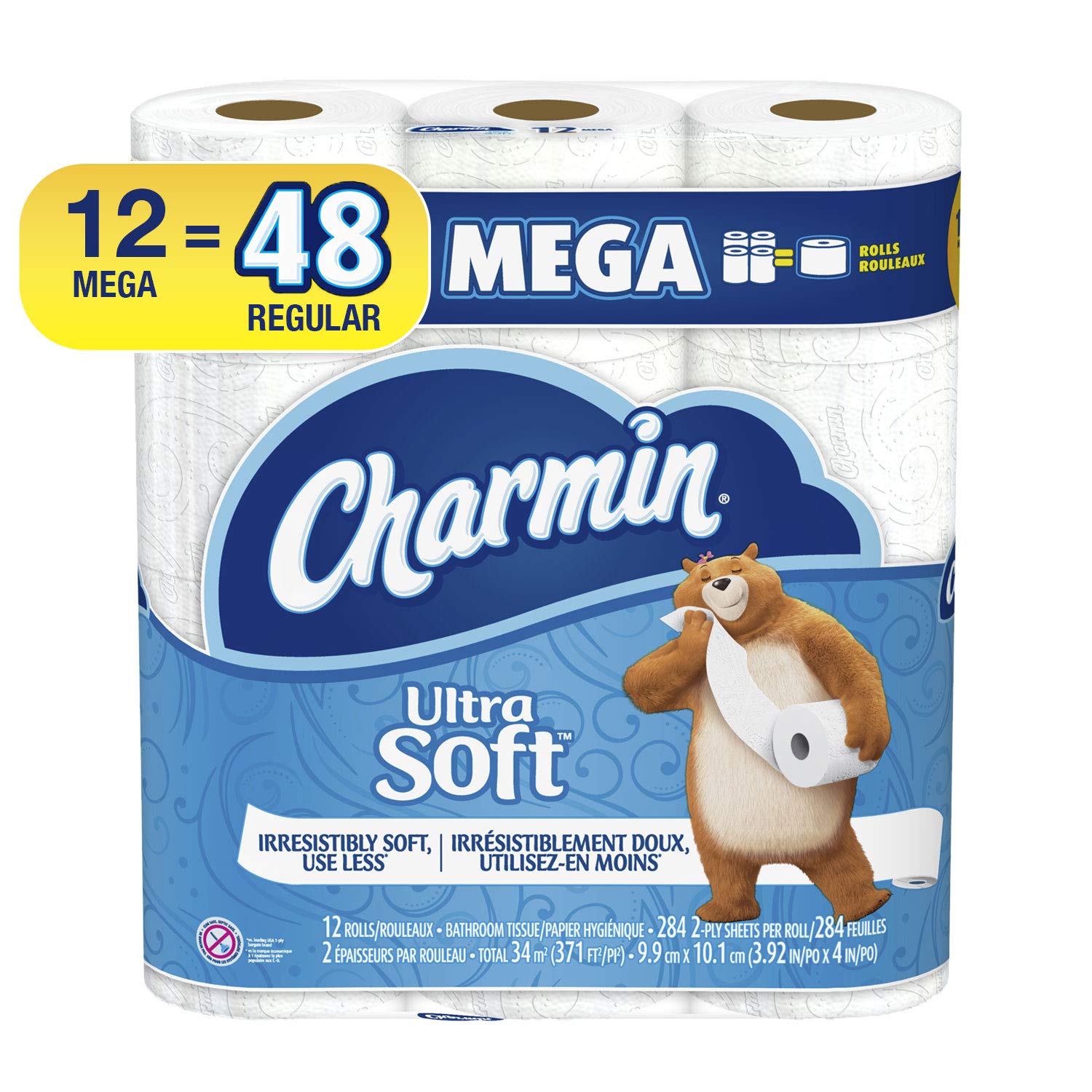 Charmin Ultra Soft Mega Rolls Toilet Paper 12ct