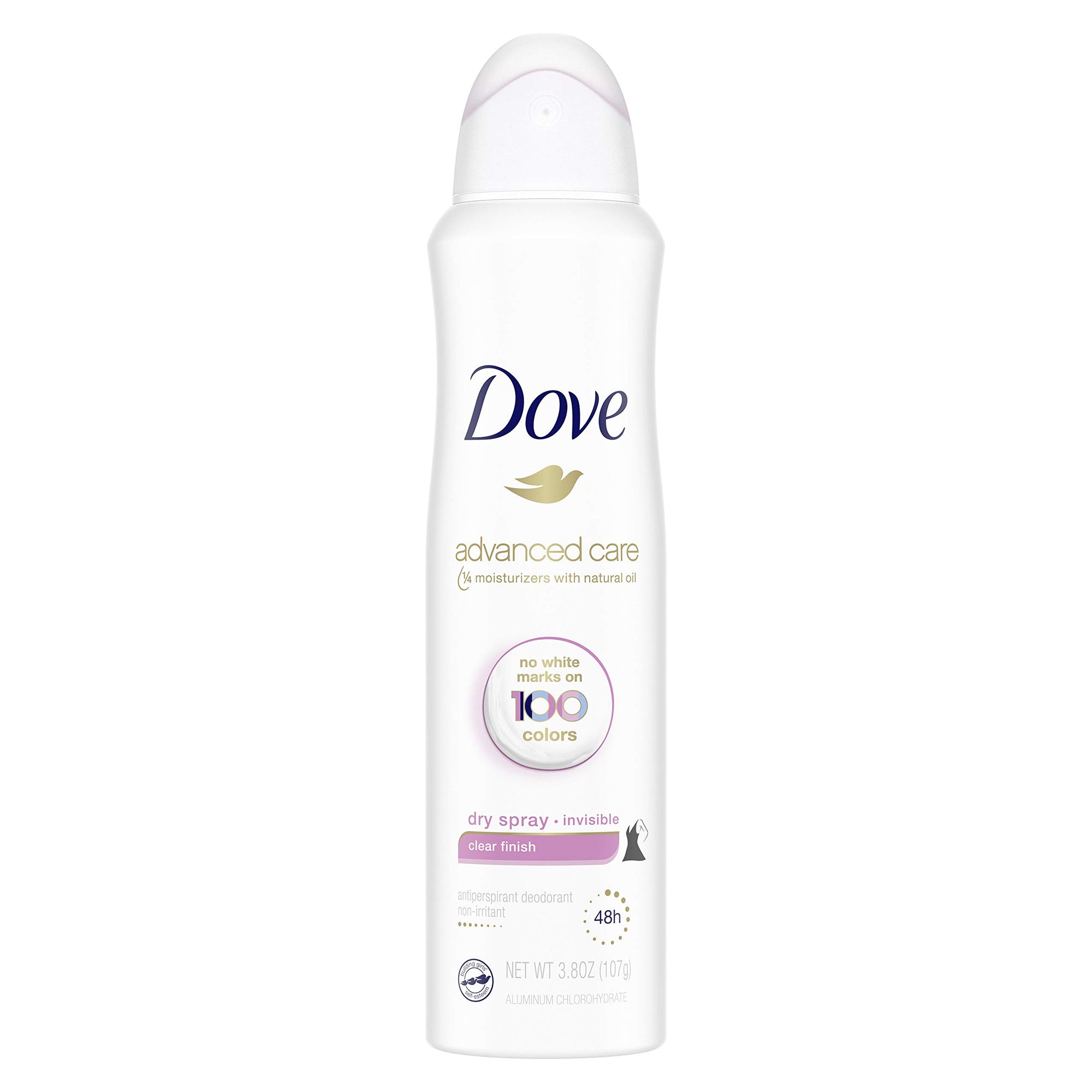 Dove Advanced Care Dry Spray Clear Finish 4.8oz