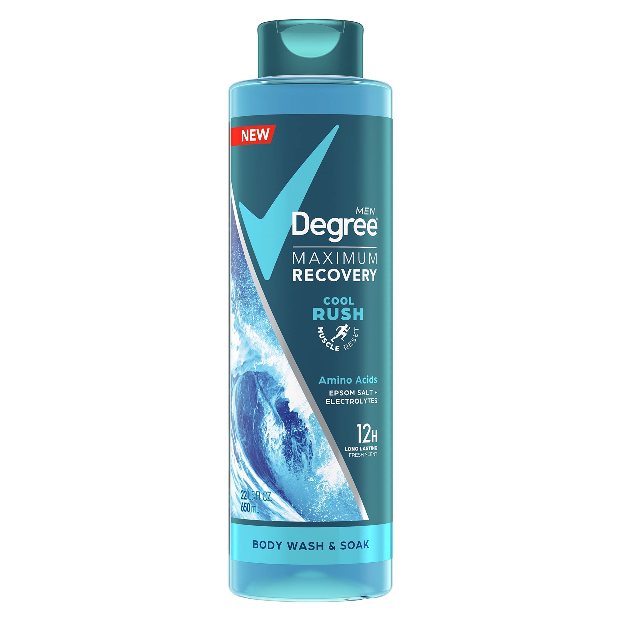 Degree Men Cool Rush Body Wash & Soak 22oz