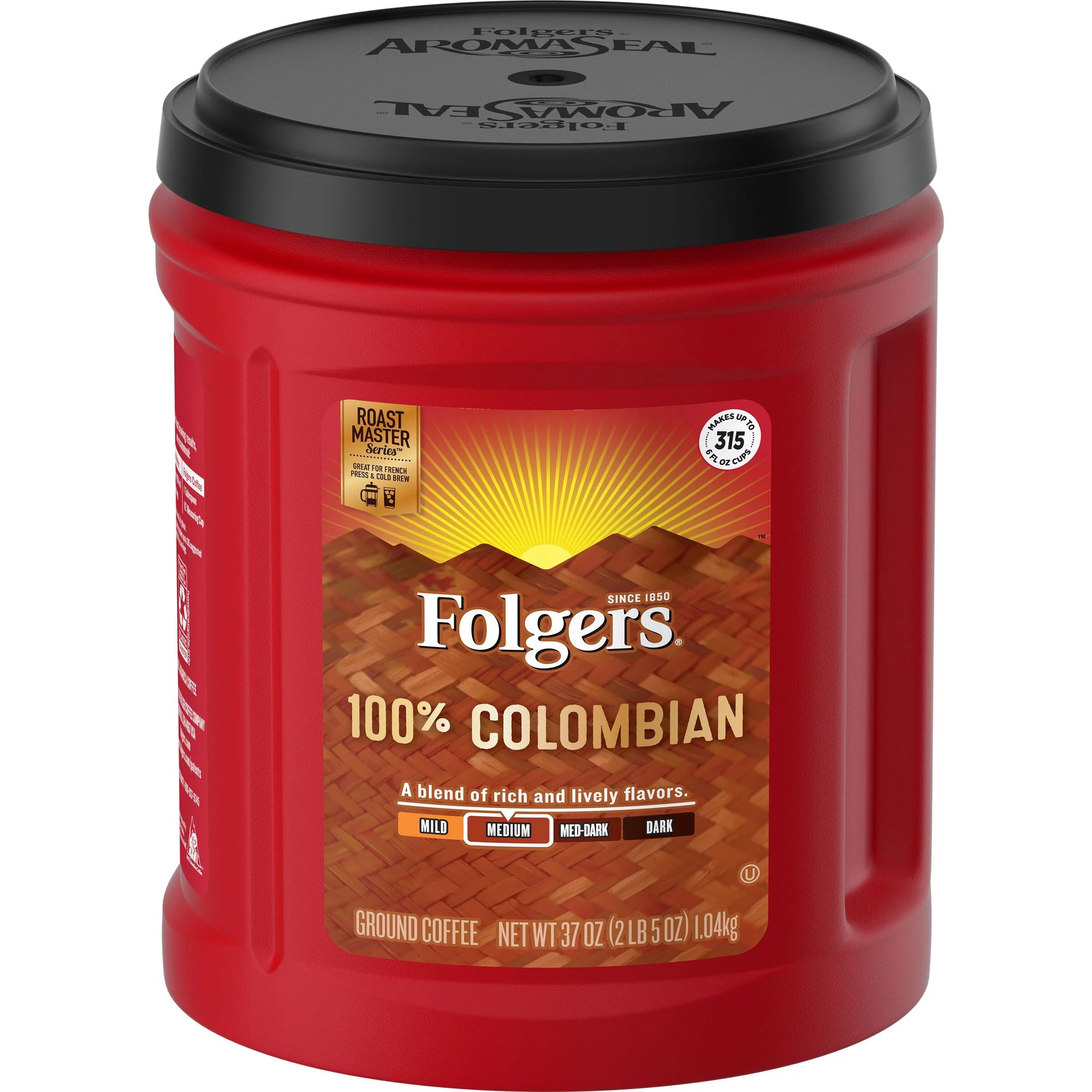 Folgers 100% Colombian Ground Coffee 40.3oz