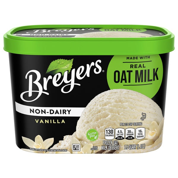 Breyers Non-Dairy Oat Milk Vanilla Ice Cream 1.5qt