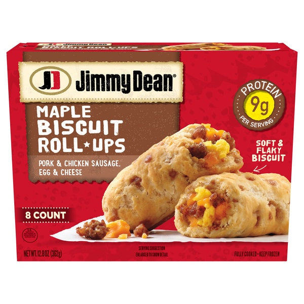 Jimmy Dean Maple Biscuit Roll*Ups 8ct