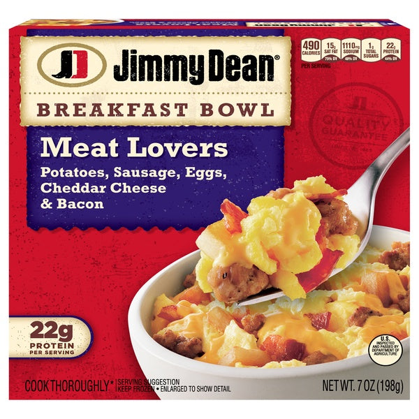 Jimmy Dean Meat Lovers Breakfast Bowl 7oz