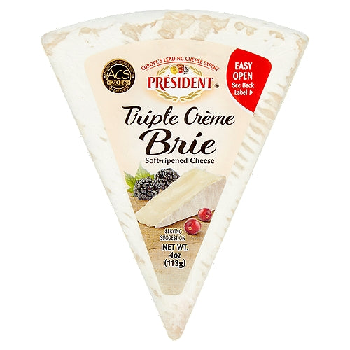 President Triple Creme Brie Cheese 4oz