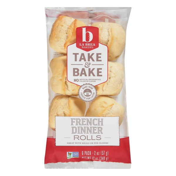 La Brea Bakery Take & Bake French Dinner Rolls 6ct