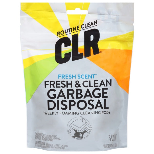 Routine Clean CLR Fresh & Clean Garbage Disposal Cleaner, Fresh Scent, 5ct