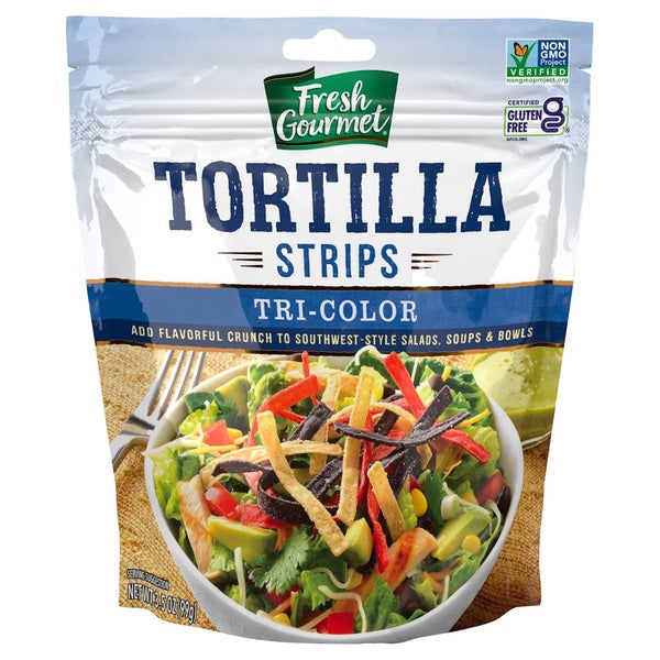 Fresh Gourmet Tri-Color Tortilla Strips 3.5oz