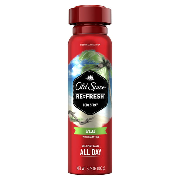 Old Spice Re-Fresh Fiji Body Spray 3.75oz