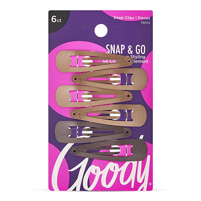 Goody Snap & Go Contour Clip 6ct