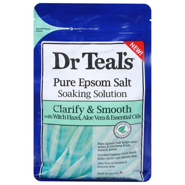 Dr Teal's Pure Epsom Salt Clarify & Smooth Soaking Solution