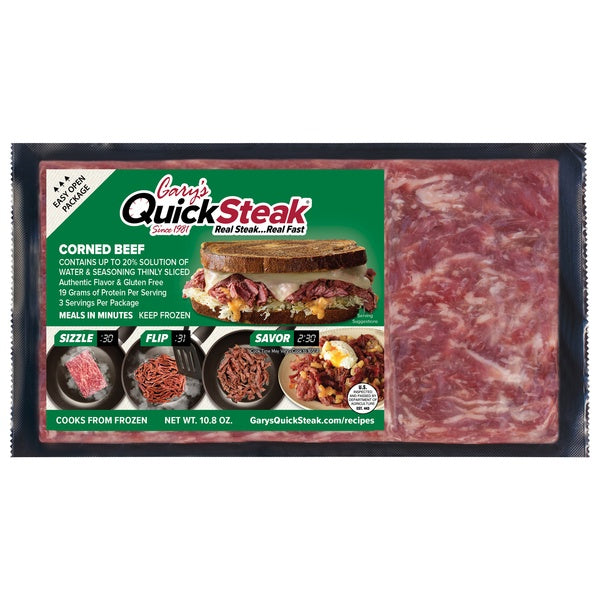 Gary's Quick Steak Corned Beef 10.8oz