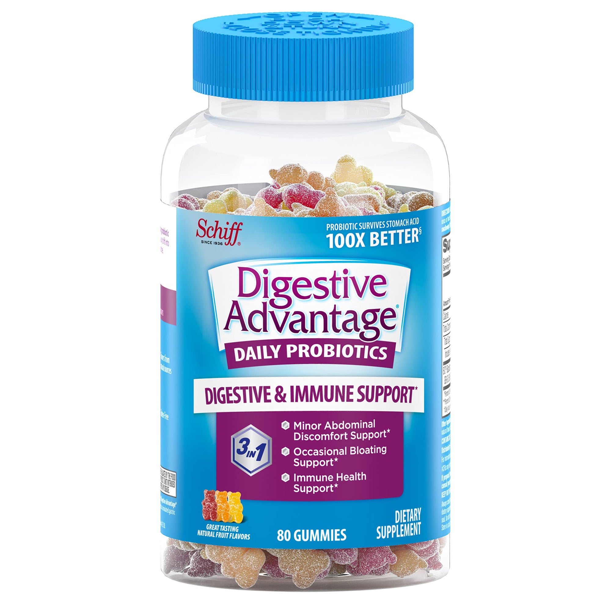 Digestive Advantage Daily Probiotics Gummies 120ct