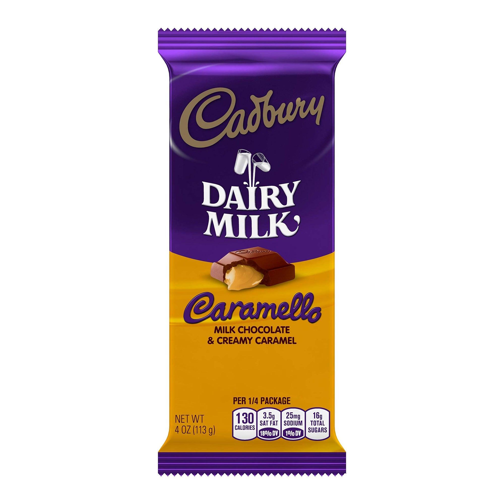 Cadbury Dairy Milk Caramello Chocolate Bar 4oz