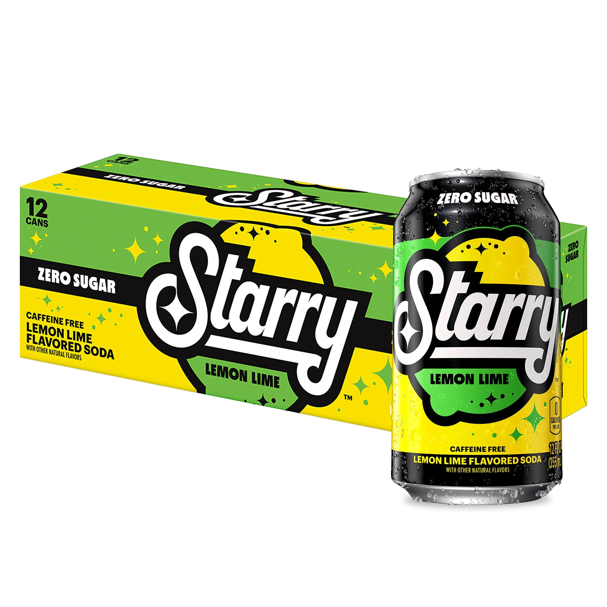 Starry Zero Sugar Lemon Lime 12fl oz x 12