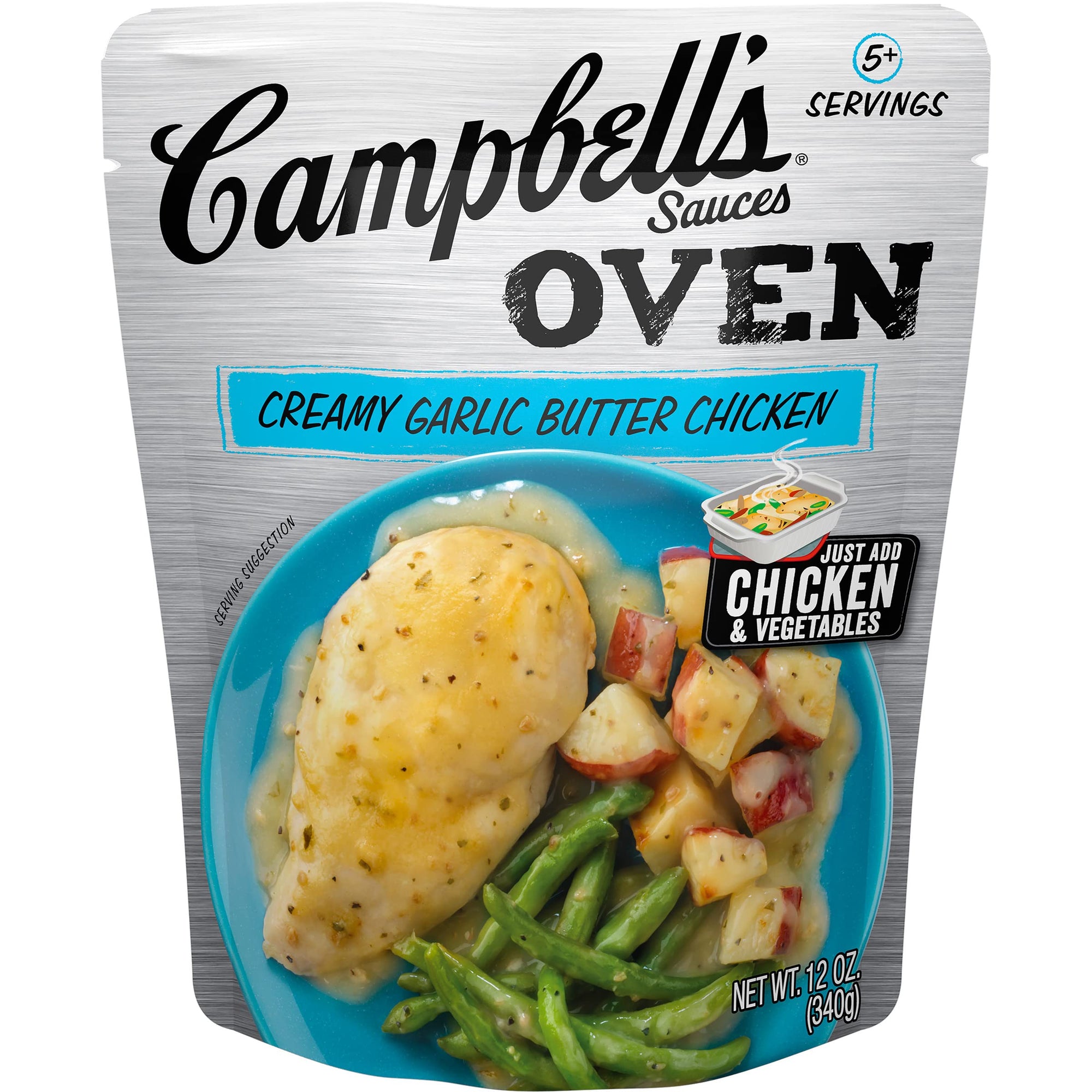 Campbell's Oven Sauces Creamy Garlic Butter Chicken 12 oz