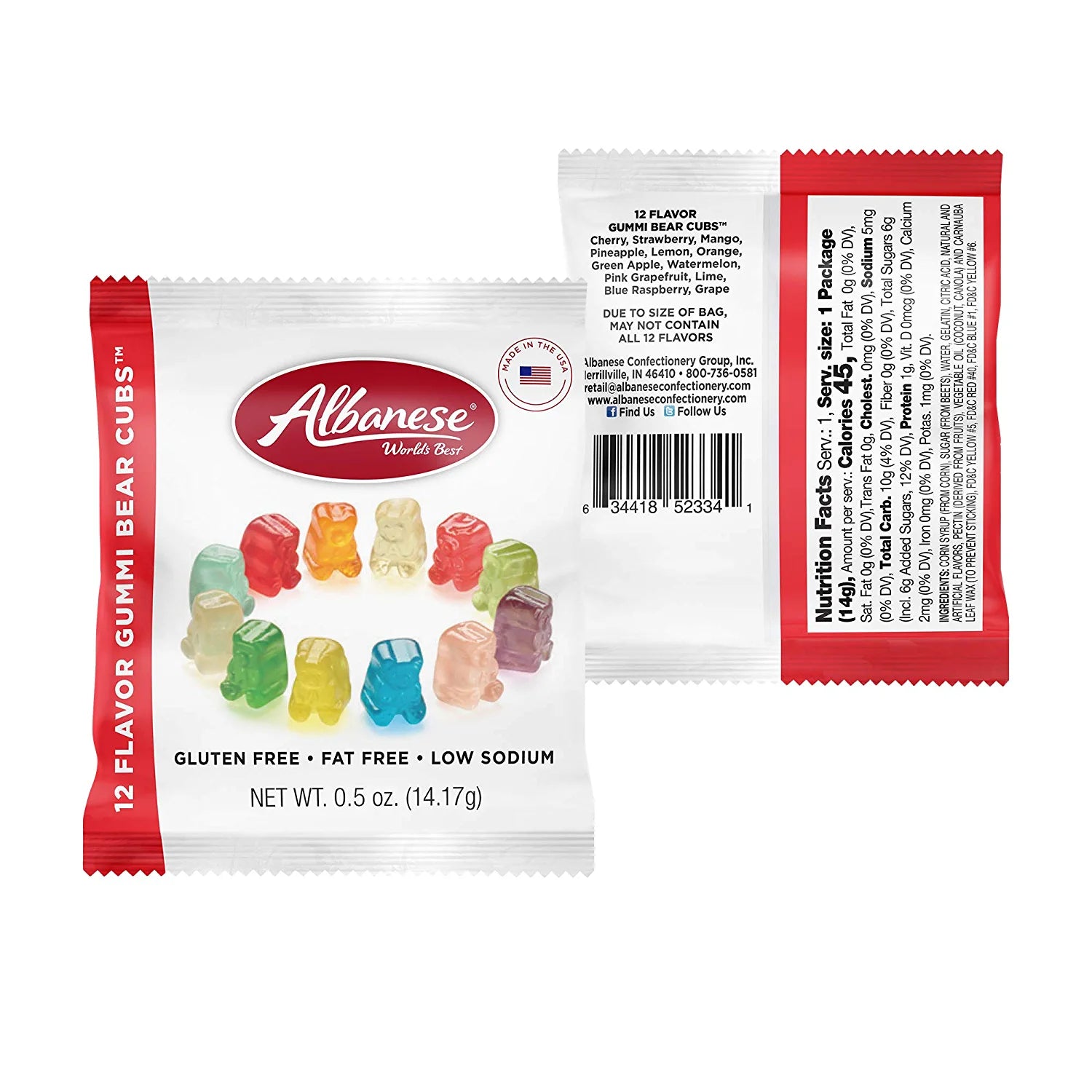 Albanese Gummi Bear Cubs .05oz x 20