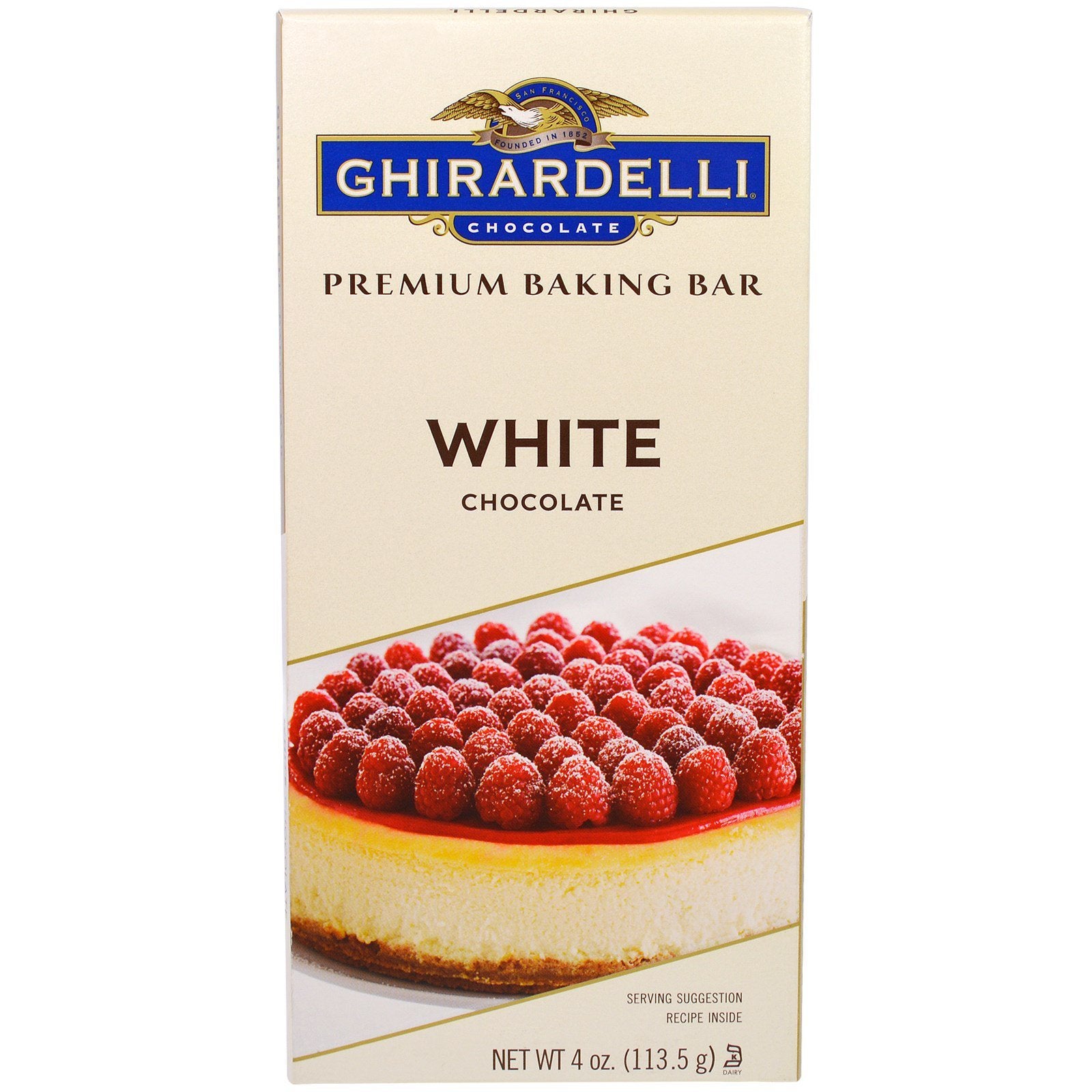 Ghirardelli Premium Baking  White Chocolate Baking Bar 4 oz