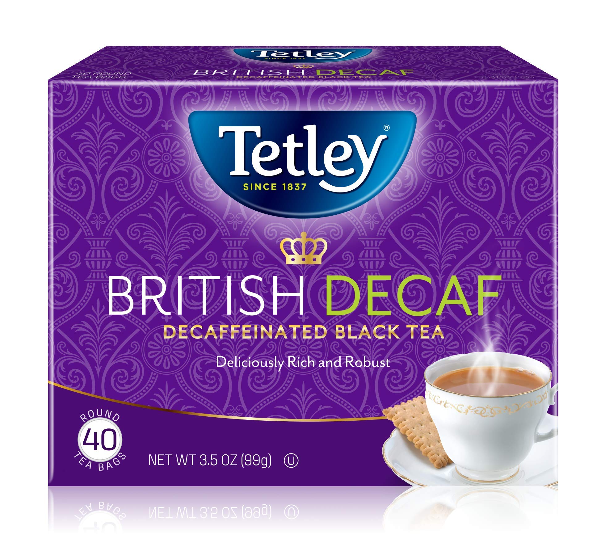 Tetley British Decaf Black Tea Bags 40ct