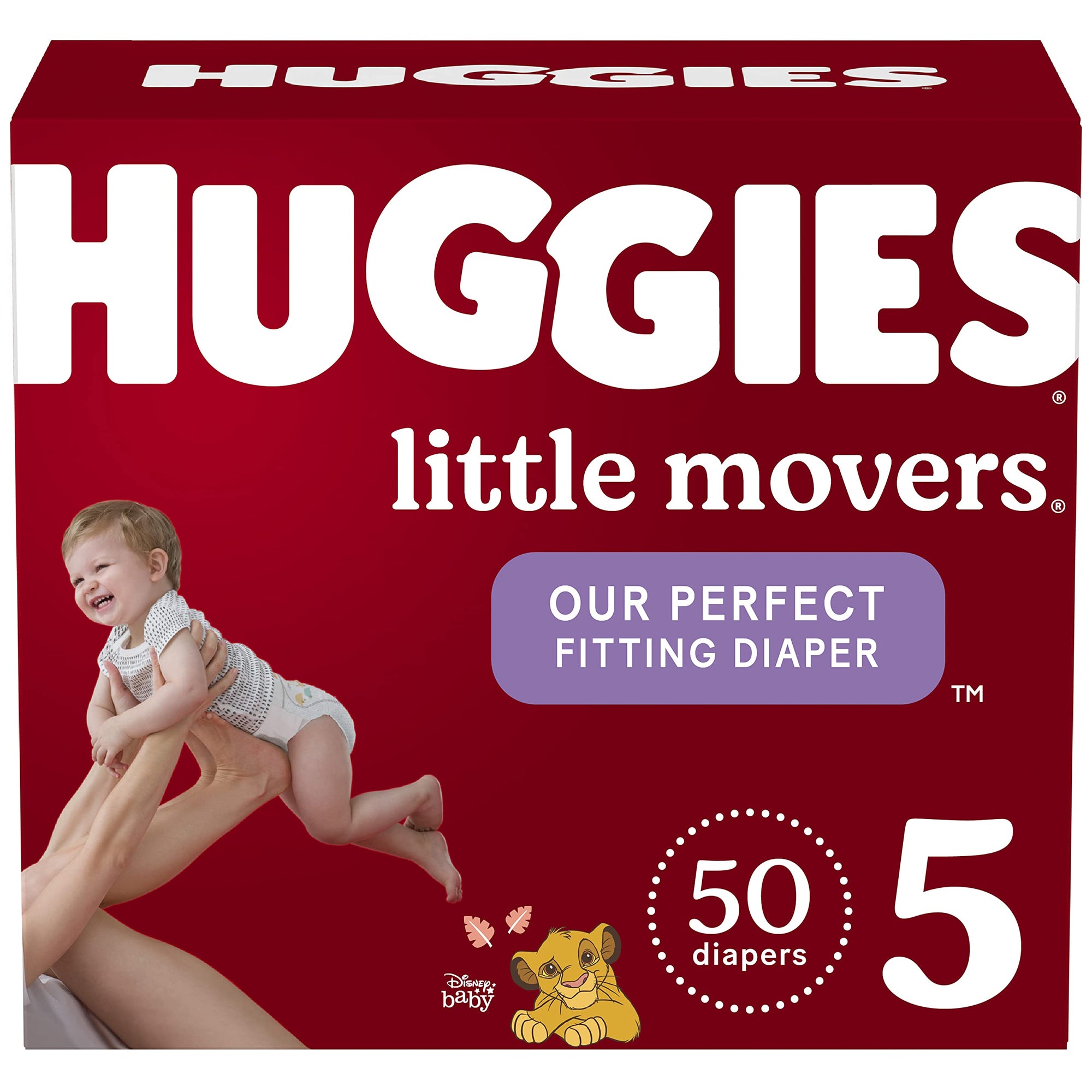 Huggies Baby #5 Baby Diaper, Little Movers 50 ct