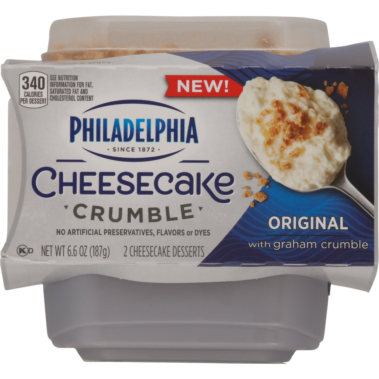 Philadelphia Crumble Original Cheesecake 6.6oz