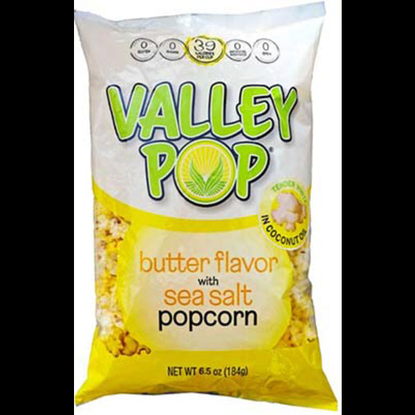 Valley Pop Butter Flavor with Sea Salt Popcorn 6.5oz