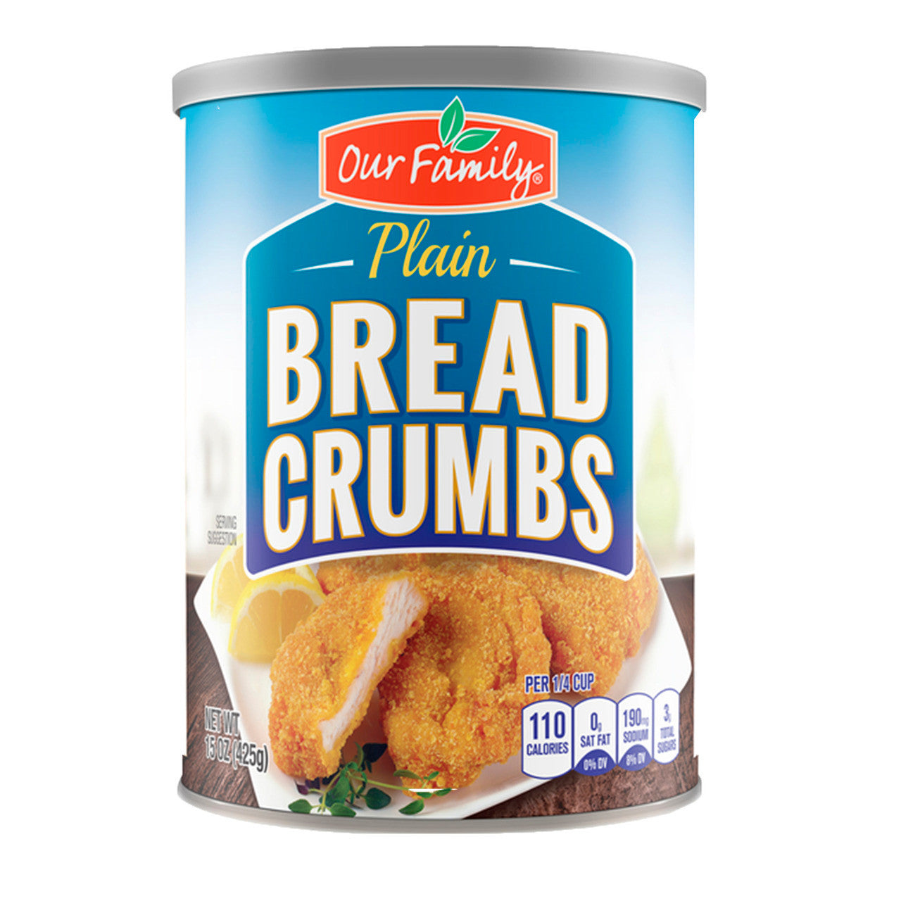 Our Family Plain Bread Crumbs 15oz