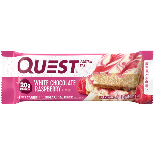 Quest White Chocolate Raspberry Protein Bar 2.12oz