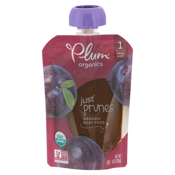 Plum Organics Just Prunes Organic Baby Food 3.5oz