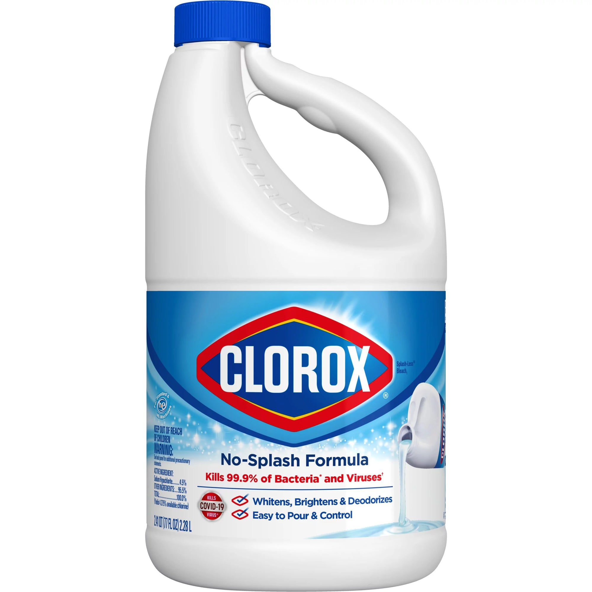 Clorox No Splash Formula Bleach 77fl oz