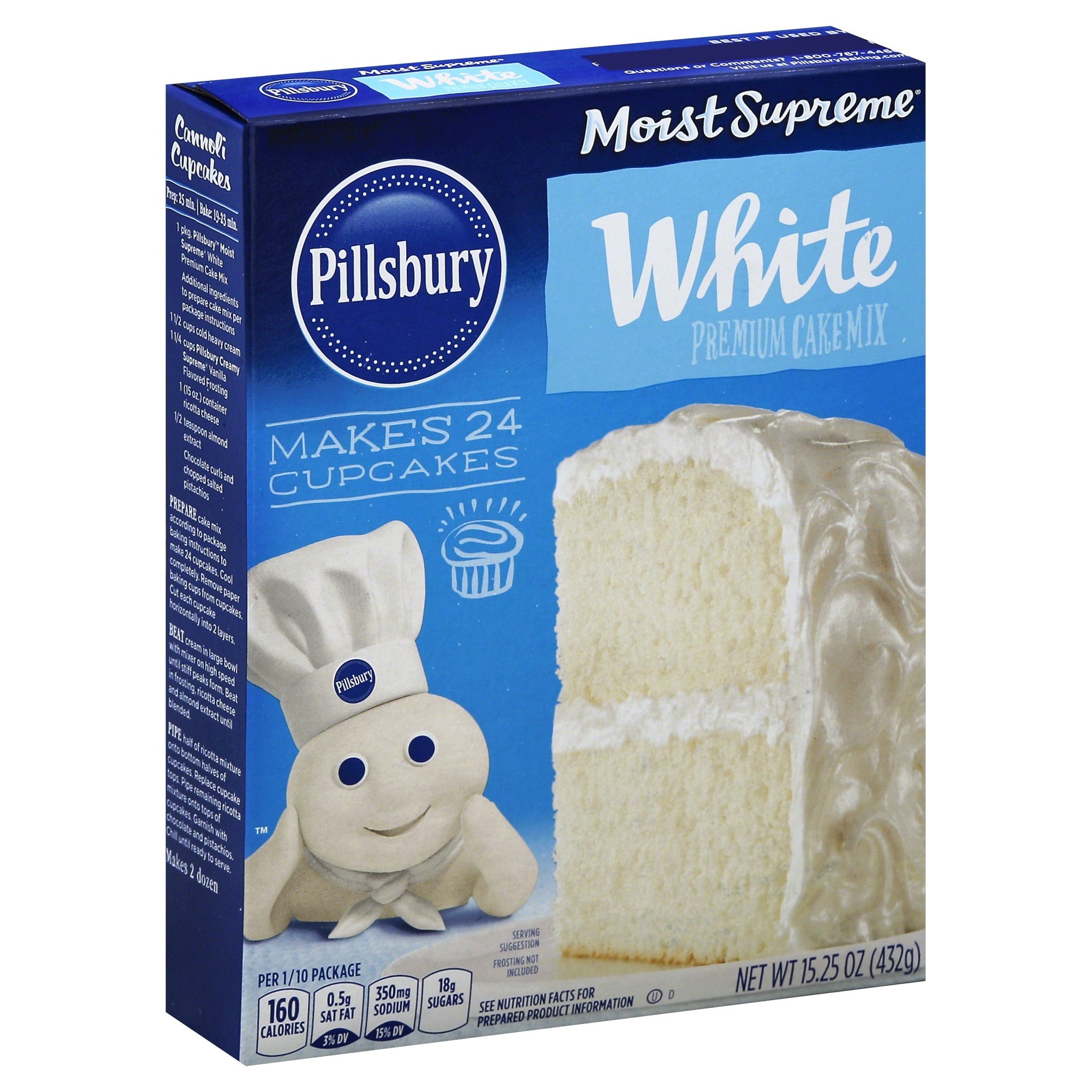 Pillsbury White Premium Cake Mix 15.25oz