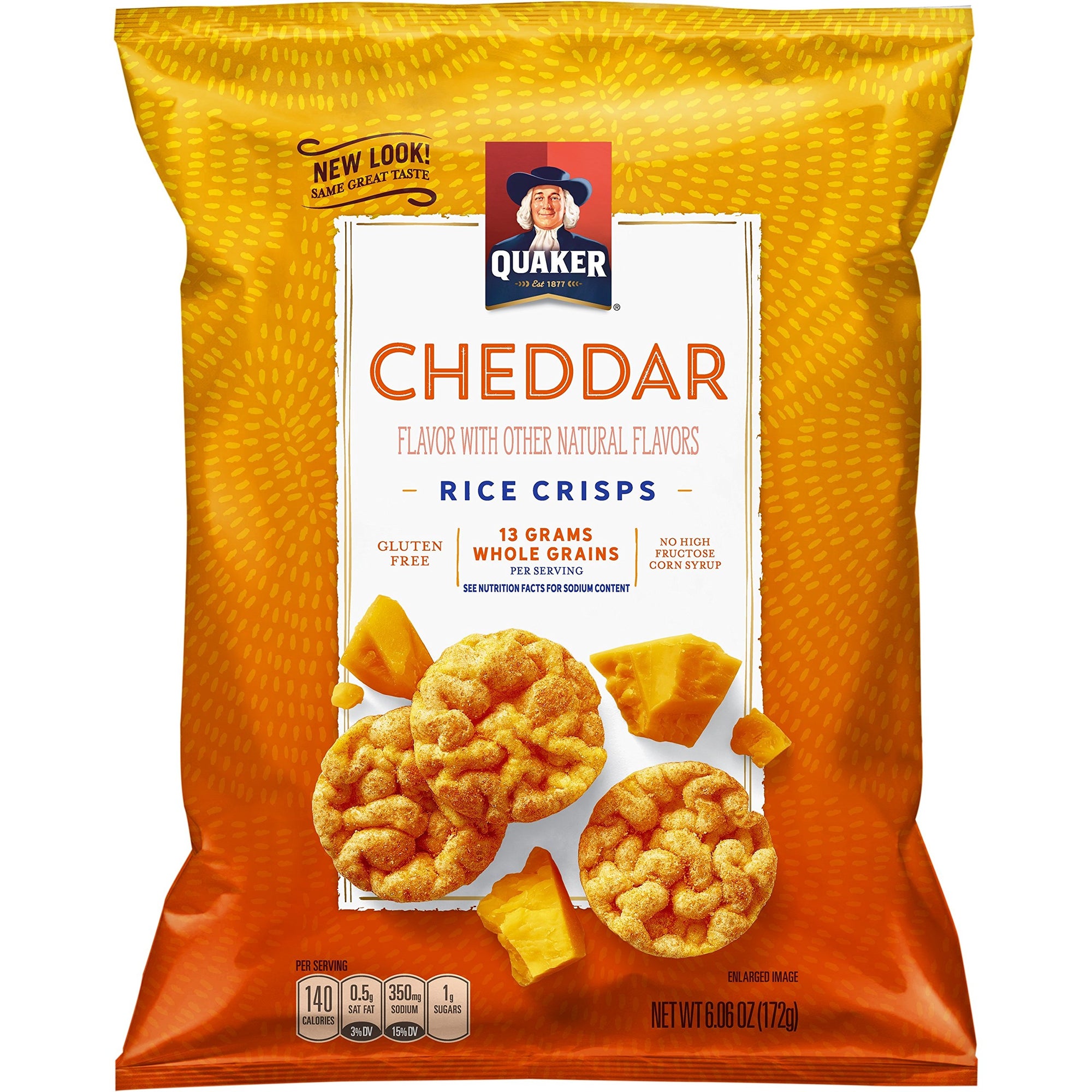 Quaker  Cheddar Cheese Rice Crisps 6.06oz