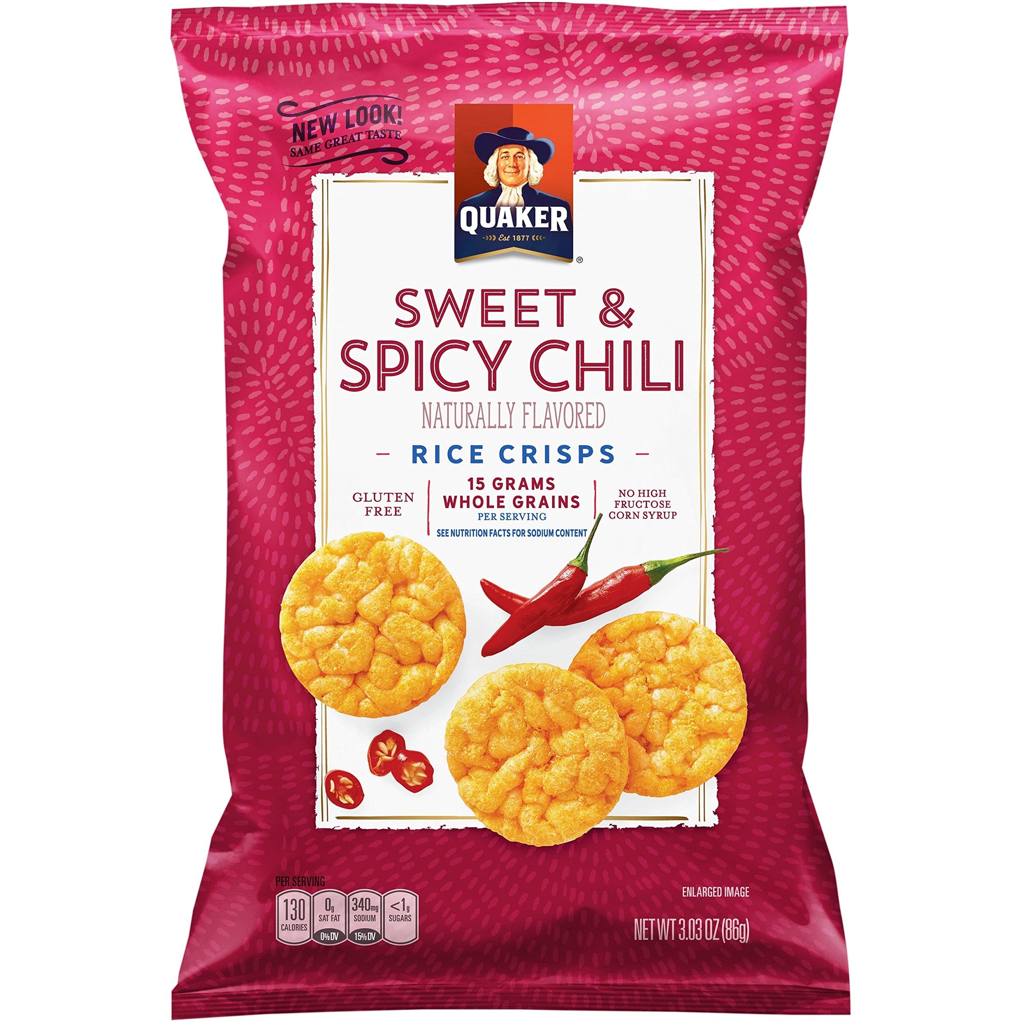 Quaker Sweet & Spicy Chili Popped Rice Crisps 3.03oz