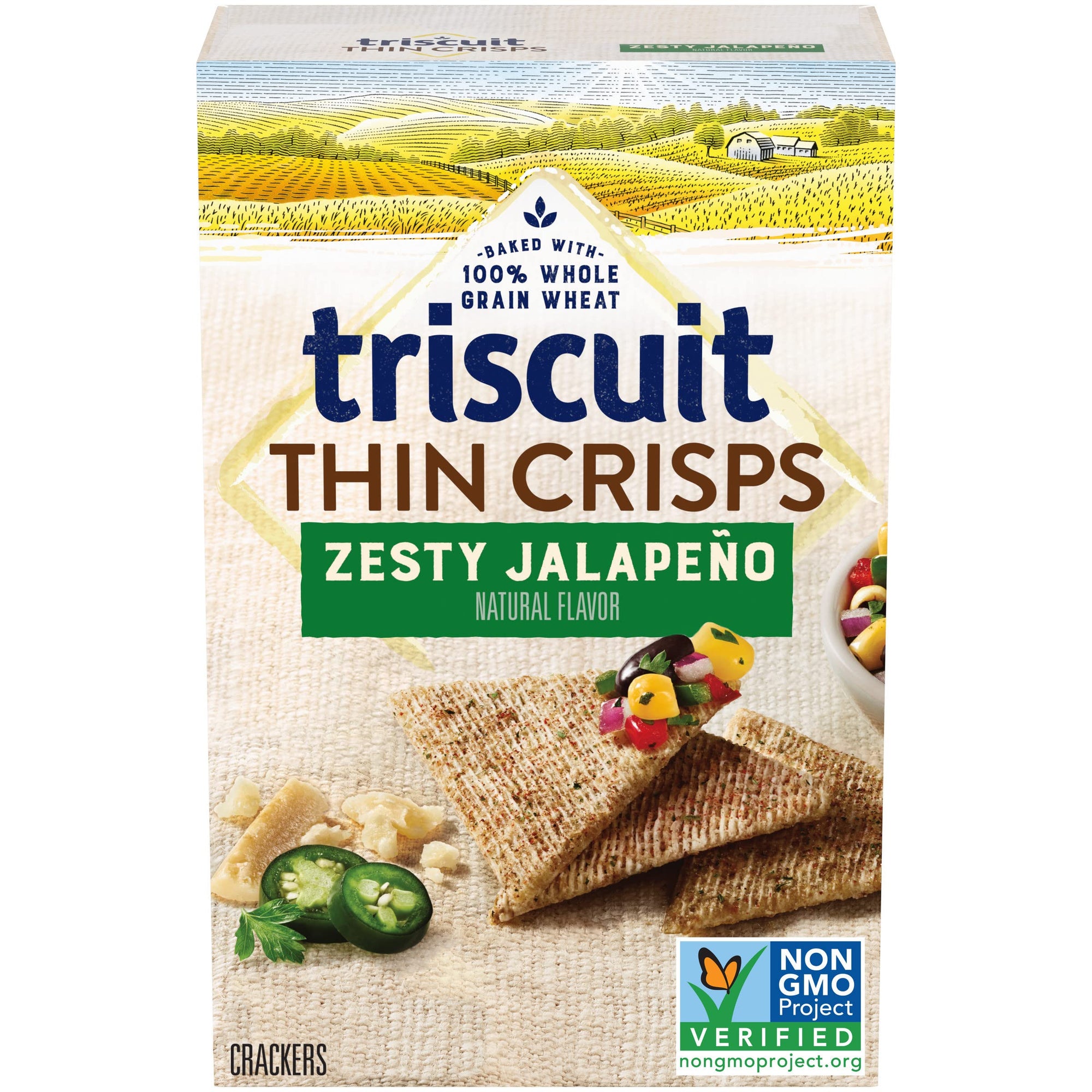 Triscuit Thin Crisp Zesty Jalapeno Crackers 7.1oz