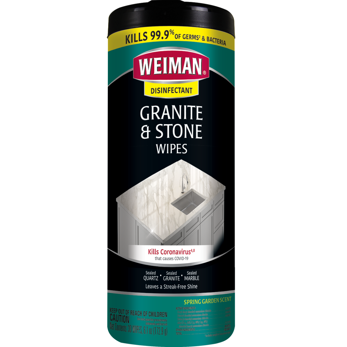 Weiman Granite Wipes 30ct